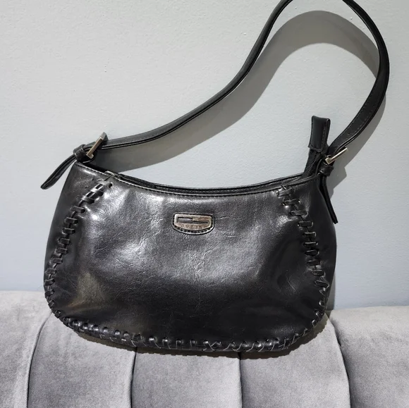 Guess Vintage Leather Shoulder Bag - Picture 2 of 6